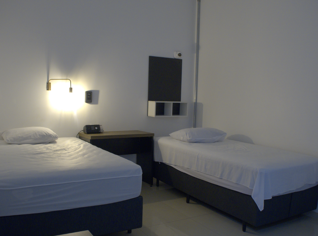 Quarto duplo do Centro de Sono Brasil
